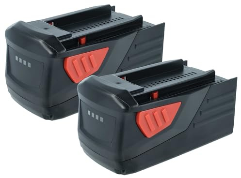 vhbw 2X Akku Ersatz für Hilti B36/5.2 | für Werkzeug (4000 mAh, Li-Ion, 36 V)