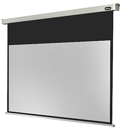 celexon Pro Écran de Projection motorisé 70 | 160x90 cm 16:9 | Écran motorisé 4K, Full-HD pour Les Projections au Bureau et en Home Cinéma | pour Montage au Plafond/au Mur | avec télécommande
