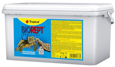 Tropical Reptile Food for Adult Turtles, Tub, 1.5 kg