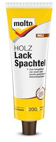 Molto Holz Lack Spachtel, weiß, 200g