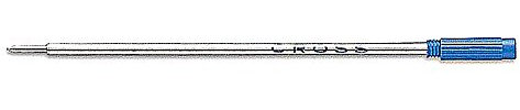 4x Kreuz Kugelschreiber Mine für Standard Kreuz Kugelschreiber, blaue Tinte, Breite Point