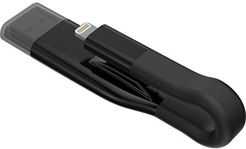 Emtec Clé USB 3.0 (3.1) T500 iCobra V2 32Go OTG Dual USB-A / Lightning pour Smartphone et Tablette avec fonction de charge Design ergonomique Souple