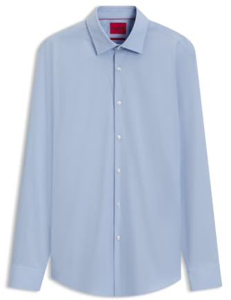 HUGO C-jenno, Camicia Uomo, Light/Pastel Blue459, 42