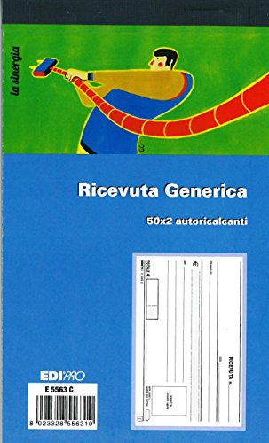 20 BLOCCHETTI RICEVUTE GENERICHE CM. 10X15