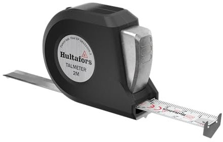 Talmeter tape measure 2 metres I Hultafors I Accuracy class II I Made in EU I 7-in-1 tape measure with unique measuring and marking function I 359103