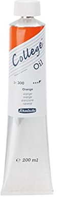 Schmincke - College Oil, Orange in 200 ml-Tube, 31300015, Künstler-Ölfarben, bewährte Künstlerpigmente und natürliche Pflanzenöle, gute Lichtechtheit