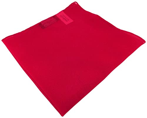 TigerTie - feines kleines Chiffon Einstecktuch in Uni einfarbig - Tuch 25 x 25 cm