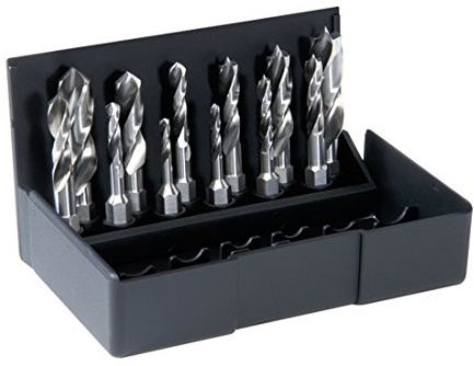 VÖLKEL Spiralbohrer-Bit-Satz, HSS-G, 3,0-10,0 mm