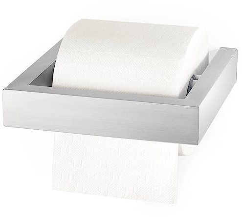 ZACK 40386 LINEA Toilettenpapierhalter, Edelstahl matt