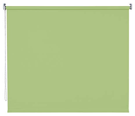 deko-raumshop Tageslichtrollo Seitenzugrollo Kettenzugrollo Rollo Vorhang lichtdurchlässig Blickdicht Farbe Blattgrün Breite 60-200 cm Sonnenschutz Sichtschutz Montage Wand und Decke (190 x 180 cm)