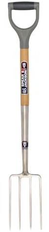 Spear & Jackson 1561BF Neverbend Stainless Border Fork, Blue