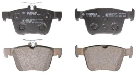 Bosch BP1503 - Brake Pads Car Rear Axle - Bosch Quality - Reduced Noise and Dust - ECE-R90 Certified - Copper-Free - 1 Set of 4 Pads