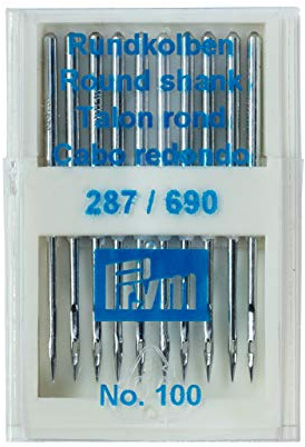Prym 152286 Nähmaschinennadeln 287(690) Rundkolben, 100
