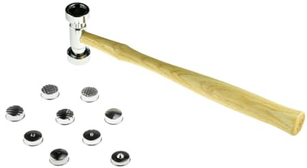 SE Texturing Hammer - Interchangeable Tips - Dual Head - 9 Different Tips - 837-9TM