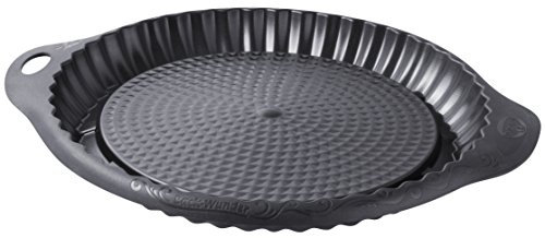 Dr. Oetker Obstkuchenform Ø 28 cm, Kunststoffform mit Griff, Obsttortenform für leckere Obstkuchen, Backform der Serie Back-Wunder, Menge: 1 Stück