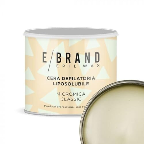 Ebrand Epil Wax Cera depilatoria micromica bianca, liposolubile, mica