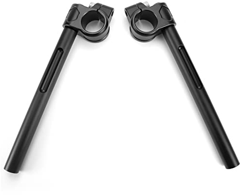 1 handlebar with Φ 39mm Clip-Ons Handlebars compatible with Harley Davidson Sportster Iron 883 Iron 1200 Sportster 1200,Sportster X48 XL1200X 2007-2015 Modified Cafe racer Custom Accessories Black