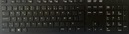Danish Keyboard HP Language Keyboard USB by Hewlett Packard