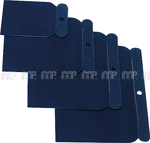 Spatola in Plastica Set Blu (4Stk - 50/80/100/120mm
