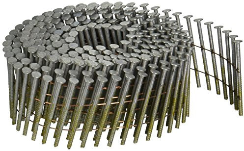 BOSTITCH C6R99BCG Thickcoat Round Head 2-Inch by .099-Inch by 15 Degree Ring Shank Coil Framing Nail (3,600 per Box)