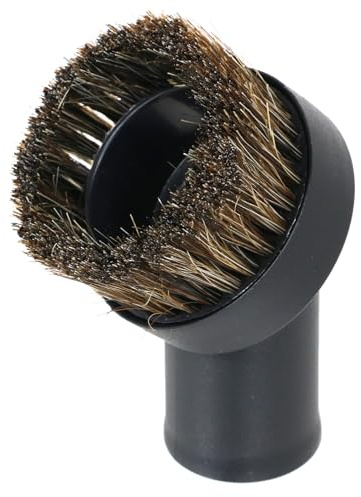 SPARES2GO Horsehair Round Dusting Brush Tool Head Compatible with Numatic Henry HVR200 Vacuum Cleaners (32mm)