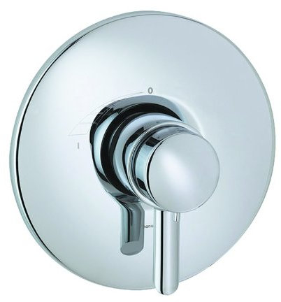 Hansgrohe 06407 Focus S Ventil Trim Only Druckausgleich mit Metallhebelgriff Weniger Ventil, chrom