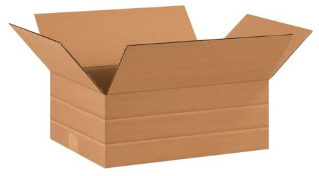 BOX USA Moving Boxes Large 16L x 12W x 6H 25-Pack - Corrugated Cardboard Box for Shipping, Mailing, Packing, Packaging and Storage