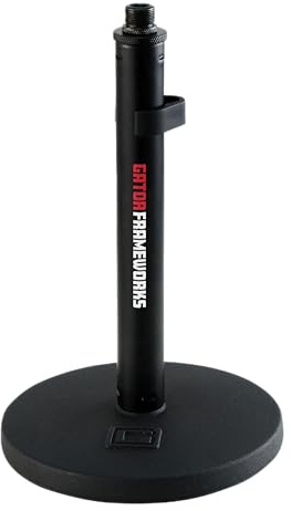 Gator Frameworks Standard Desktop Microphone Stand with Fixed Height (GFW-MIC-0600)