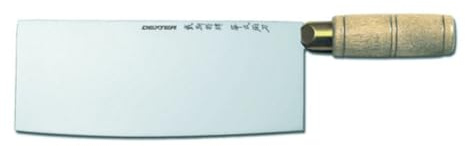Dexter-Russell 24533Y Chinese Chef's Knife, SofGrip Handle, 8 x 3¼ Blade, Dexsteel Crafted, Slip-Resistant Yellow Grip, Lightweight Design, NSF, Made in USA