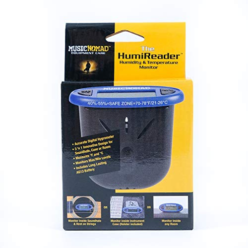 MusicNomad MN305 Humireader Hygrometer, Humidity, & Temperature Monitor