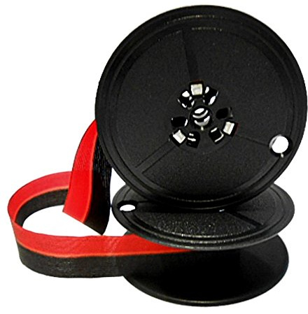 Farbbandfabrik Original-Farbband - schwarz/rot -Kompatibel mit- Hermes Baby 1000- Gr.5 -Farbbandfabrik Original