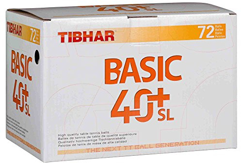 Tibhar Ball Basic 40+ SL 72er, weiß