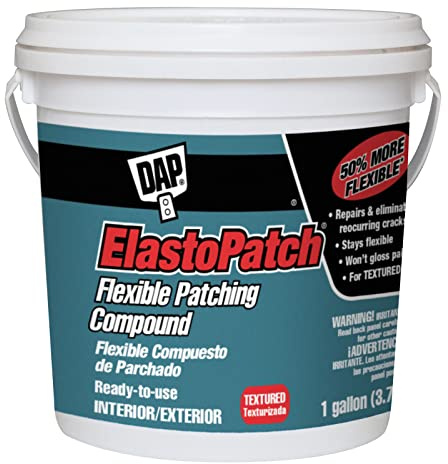 DAP ElastoPatch Textured Flexible Patching Compound, Off White, 1 Gal (7079812290)