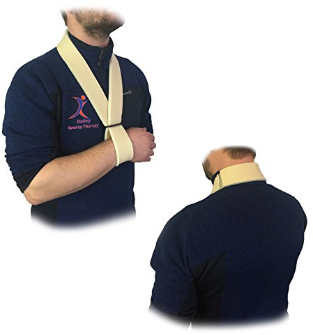 Medisure Armschlinge, Handschlinge, Bandage, weich gefüttert, Schaumstoff, vollständig verstellbar, Einheitsgröße, sicher verwendbar, waschbar, mit Klettverschluss