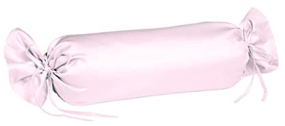 Fleuresse Colours Nackenrollenbezug, Mako Satin, Hellrosa, 40 x 15 cm