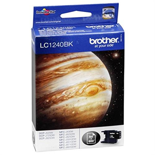 Brother LC1240BK Tinte schwarz 600 Seiten fuer MFC-J6510DW - J5190DW Standard