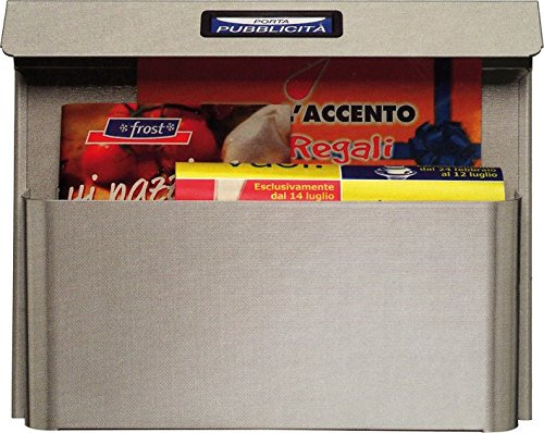 CASSETTA PER PUBBLICITA' - in acciaio inox antigraffio - 34X8X28H CM