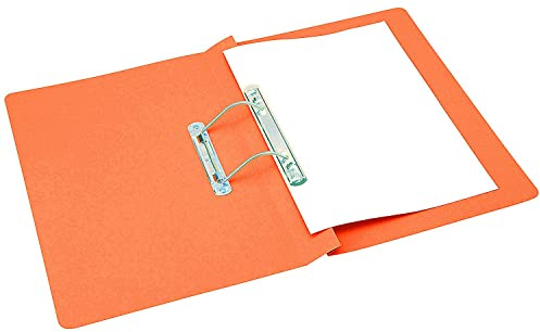 Q-Connect KF26059 snabbhäftad folioformat/A4 35 mm kapacitet orange, 25-pack