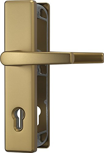 ABUS Tür-Schutzbeschlag HLS214 F4 mit beidseitigem Drücker, 08301