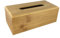 Kosmetiktuchbox aus Bambus, Tuchspender für Taschentücher oder Kosmetiktücher fürs Bad, Tuchbox, Tücherbox für Nachttisch oder Küche, Holz Natur