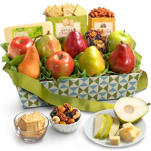 Cheese and Nuts Delight Fruit Basket