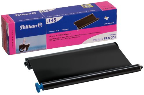 Pelikan 2145 Thermotransfer-Rolle ersetzt PFA 351 für Philips Magic 5, 212 mm x 47 m, schwarz