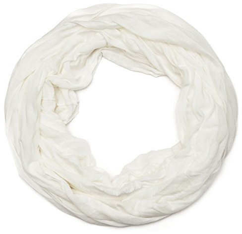 Kandharis Jersey Loop unifarbenes leichter Crinkle-Loopschal Schal elastisch Crash-Optik Damen Herren JC39