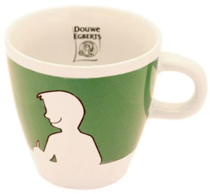 Douwe Egberts Tasse à Café Design People, Porcelaine, Verte