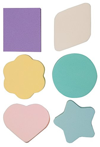 TITANIA makeup-svampar, sorterade former, 1-pack (1 x 13 g)