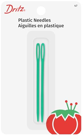 Dritz 47 Plastic Hand Needles (2-Count) , Green