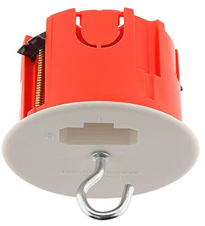 Zenitech Boîte DCL Point de Centre Murs Creux placo Ø65mm - Rouge