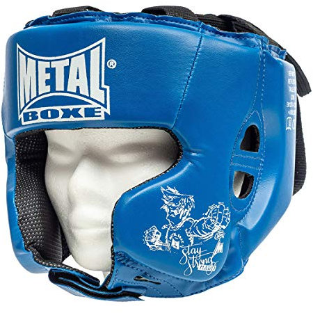 METAL BOXE - Junior-Kopfschutz, Blau