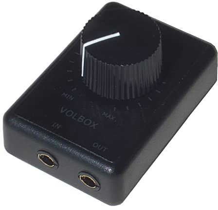 Volbox inline ljudvolymkontroll dämpare 3,5 mm 1/8 tum aux