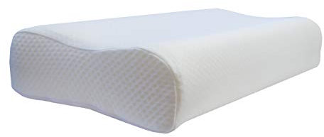 SW Bedding Nackenstützkissen viscoelastisch 60 x 30 x 12 cm höhenverstellbar